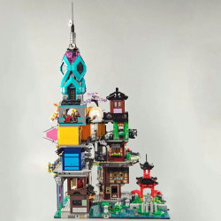 moc x19006 ninjago city gardens bricks toy