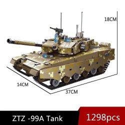 moc ztz 99a main battle tank bricks model kids toys