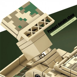 modern military hq-17 air defense missile bricks toy