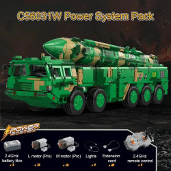 motorized rc anti ship ballistic missile vehicle df-21d bricks toys