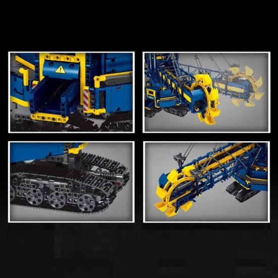 motorized rc bucket wheel excavator bricks toy 17006 eu motorized rc bucket wheel excavator bricks toy 17006 eu