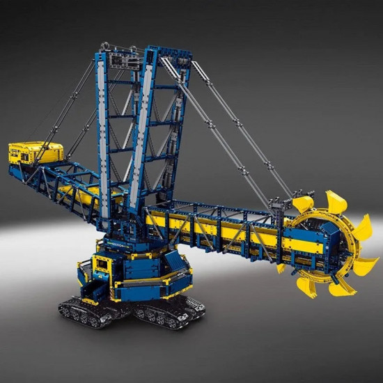 motorized rc bucket wheel excavator bricks toy 17006 eu motorized rc bucket wheel excavator bricks toy 17006 eu