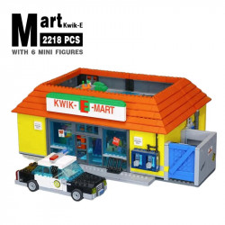 movie creator moc 16004 simpsons kwik e mart bricks toy