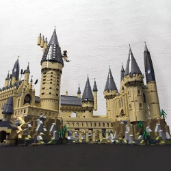movie expert moc harry potter ucs hogwarts castle bricks toy