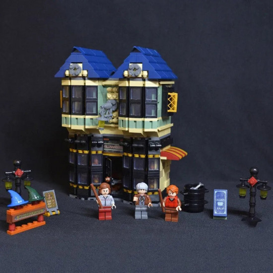 movie harry potter moc diagon alley bricks toy 16012 movie harry potter moc diagon alley bricks toy 16012