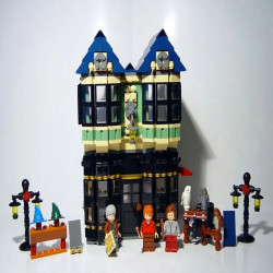 movie harry potter moc diagon alley bricks toy 16012