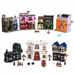 movie harry potter moc diagon alley bricks toy 16012