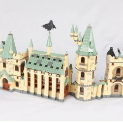 movie harry potter moc hogwarts castle bricks toy