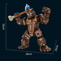 movie moc creative expert king kong bricks toy