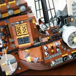 movie moc metal beard sea cow pirates ship bricks toy