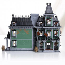 movie moc monster fighters haunted house bricks toy 16007