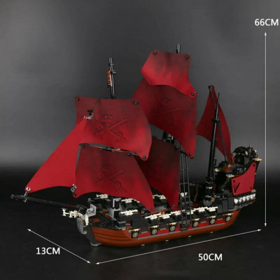 movie moc queen anne's revenge pirate ship bricks toys 16009 movie moc queen anne's revenge pirate ship bricks toys 16009