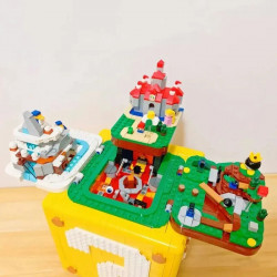 movie super mario 64 question mark moc bricks toy