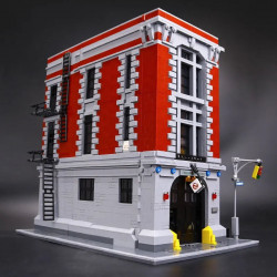 movies moc 16001 firehouse headquarters bricks toy