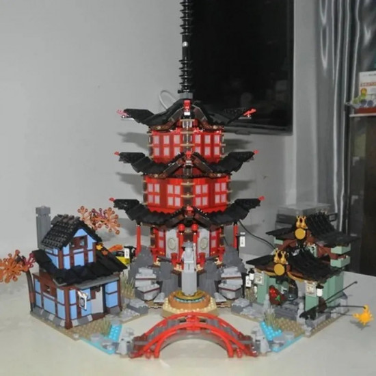 ninjago city moc temple of airjitzu bricks toy ninjago city moc temple of airjitzu bricks toy