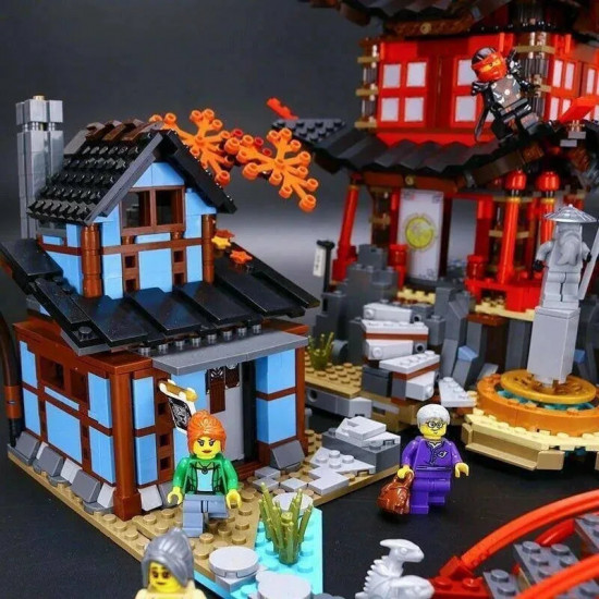 ninjago city moc temple of airjitzu bricks toy ninjago city moc temple of airjitzu bricks toy