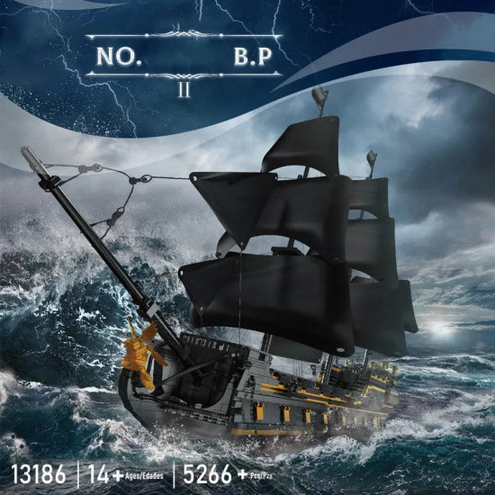 pirates of caribbean moc black pearl ship bricks toy pirates of caribbean moc black pearl ship bricks toy