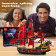 pirates of caribbean moc red pirate ship bricks toy pirates of caribbean moc red pirate ship bricks toy