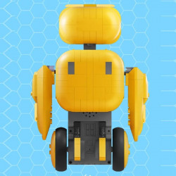 rc app intelligent cute robot bricks stem kids toys