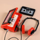 retro red tape recorder mini bricks toys 00989 retro red tape recorder mini bricks toys 00989