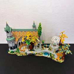 rivendell the lord of rings creator experts bricks toy