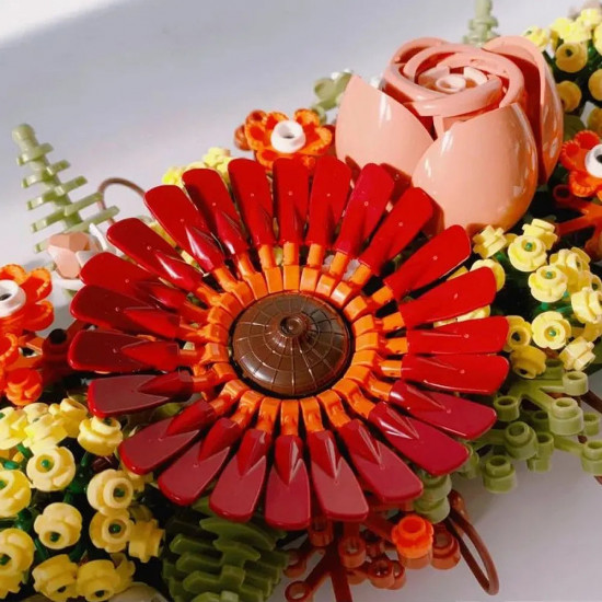 romantic love bouquet idea dried flower centerpiece bricks toy romantic love bouquet idea dried flower centerpiece bricks toy