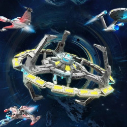 spacecraft moc deep space 5 space station bricks toy