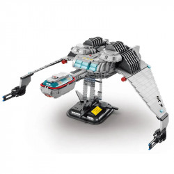 spacecraft moc tlingen raptor spaceship bricks toy