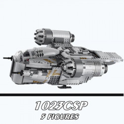 star wars 60017 moc razor crest bricks toys