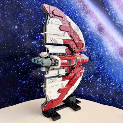 star wars custom moc t6 shuttle spacecraft bricks toy