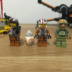 star wars moc 05004 poe x-wing fighter bricks toys