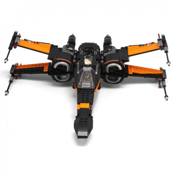 star wars moc 05004 poe x-wing fighter bricks toys star wars moc 05004 poe x-wing fighter bricks toys