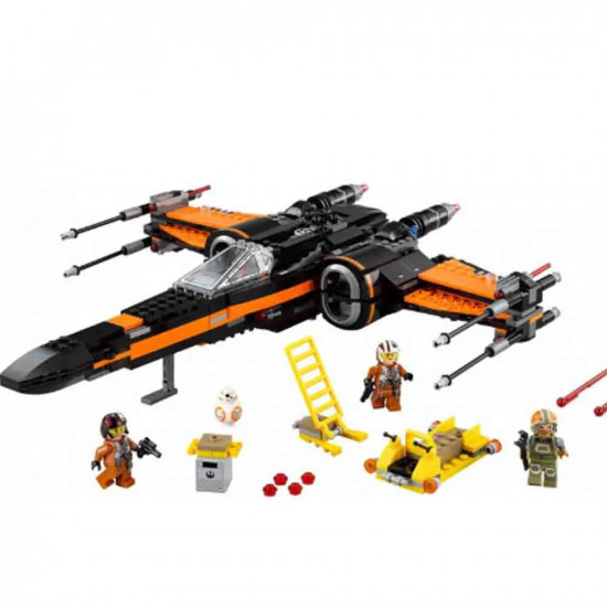 star wars moc 05004 poe x-wing fighter bricks toys star wars moc 05004 poe x-wing fighter bricks toys