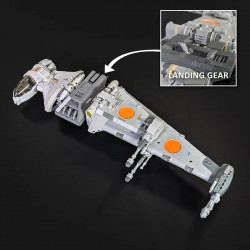 star wars moc 05045 b-wing fighter bricks toys