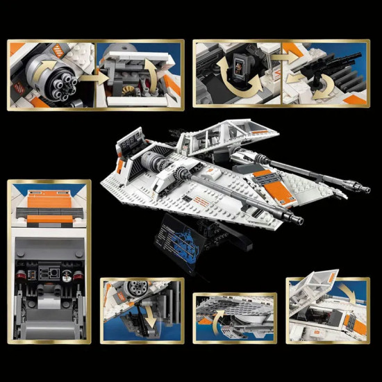 star wars moc 05084 rebel snowspeeder bricks toys star wars moc 05084 rebel snowspeeder bricks toys