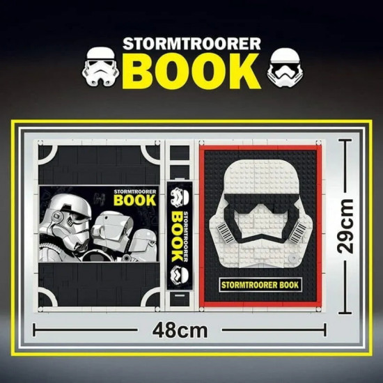 star wars moc 13003 storm trooper book bricks toy star wars moc 13003 storm trooper book bricks toy