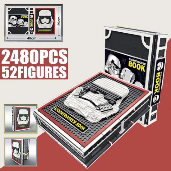 star wars moc 13003 storm trooper book bricks toy star wars moc 13003 storm trooper book bricks toy