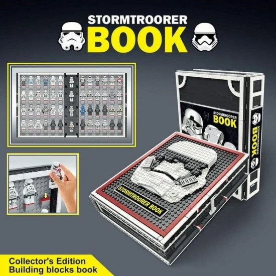 star wars moc 13003 storm trooper book bricks toy star wars moc 13003 storm trooper book bricks toy