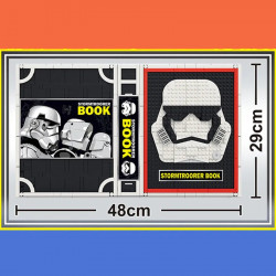 star wars moc 13003 storm trooper book bricks toy