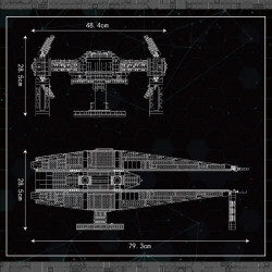 star wars moc 21025 ucs kylo ren tie fighter bricks toys