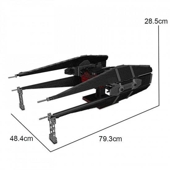 star wars moc 21025 ucs kylo ren tie fighter bricks toys star wars moc 21025 ucs kylo ren tie fighter bricks toys