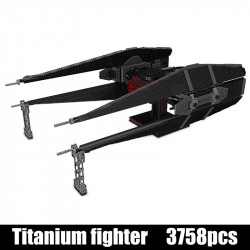 star wars moc 21025 ucs kylo ren tie fighter bricks toys