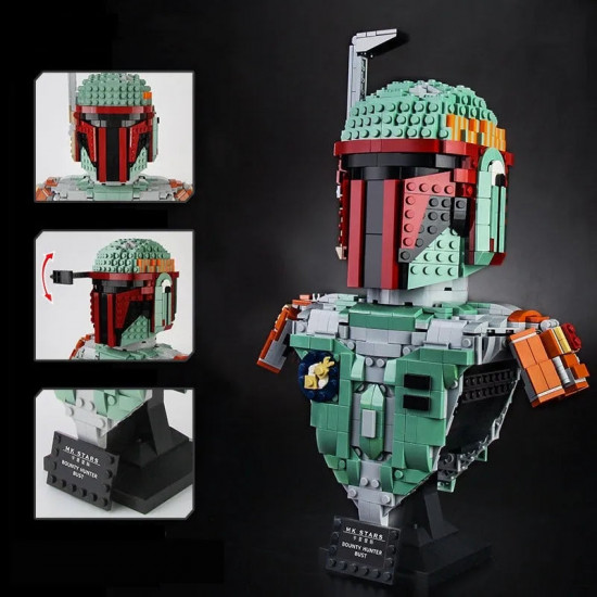 star wars moc bounty hunter helmet bricks toys 21021 star wars moc bounty hunter helmet bricks toys 21021