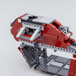 star wars moc coruscant guard gunship bricks toy