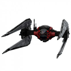 star wars moc custom tie fighter bricks toy 34882
