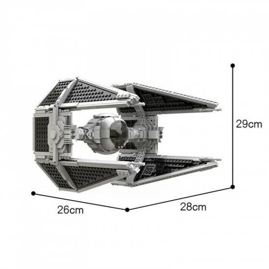 star wars moc custom tie interceptor bricks toy star wars moc custom tie interceptor bricks toy
