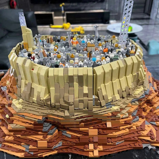 star wars moc destroyer empire ship over jedha bricks toy star wars moc destroyer empire ship over jedha bricks toy