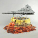 star wars moc destroyer empire ship over jedha bricks toy star wars moc destroyer empire ship over jedha bricks toy