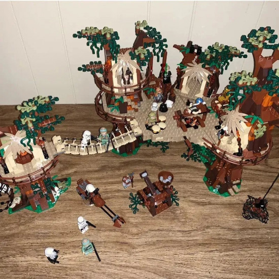 star wars moc ewok village building blocks bricks toy star wars moc ewok village building blocks bricks toy