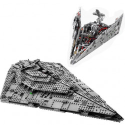 star wars moc first order star destroyer bricks toy 99801